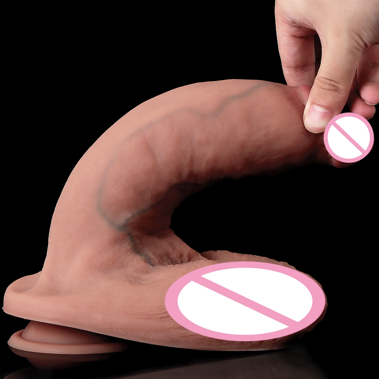 3 Size Huge Realistic Dildo Big Silicone Penis Dong With Suction Cup For Women Masturbation Lesbain Anal Sex Toys For Adults 18