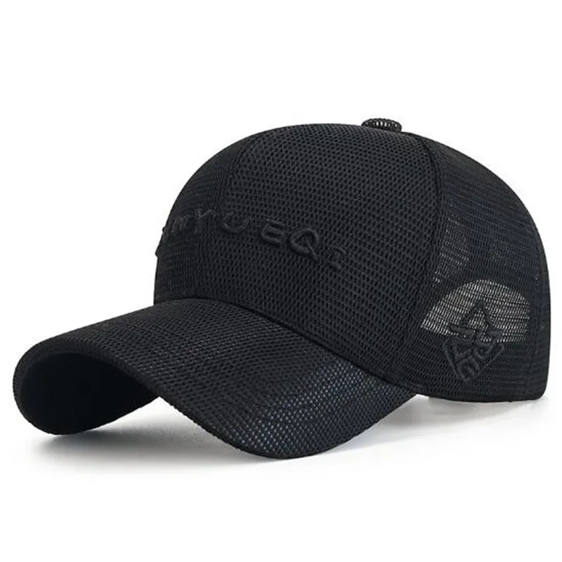 

2023 New Summer Men's Caps Embroidery Baseball Cap Golf Cap Camping Sunscreen Breathable Mesh Cap Fishing Hat Women's Hats