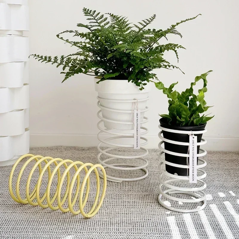 Creative Spring Flower Stand Simple Modern Pots for Plants Multi-color Optional Plant Stand Heighten Breathable Indoor Gardening