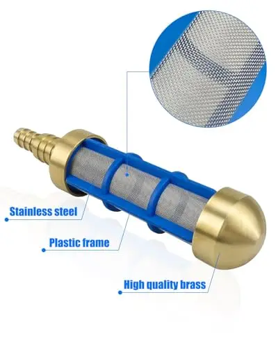 

1pc High-Pressure Washer Copper Filter Stainless Steel Inlet Strainer High-pressure Washer Accessories For Agricultural Use