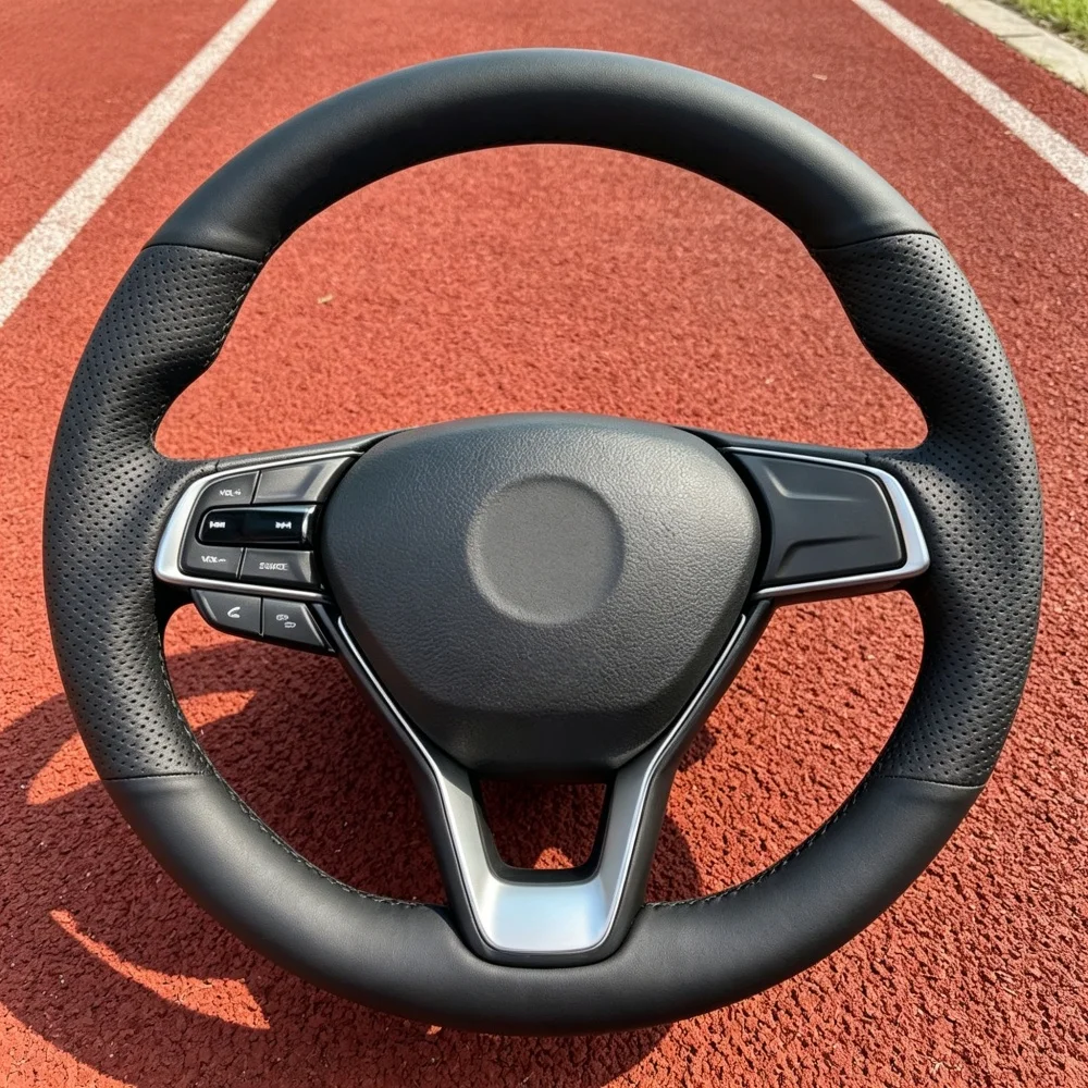 Auto Interior Accessories Hand-Stitched Microfiber Leather Steering Wheel Cover For Honda Accord 10 2018-2020 Insight 2019