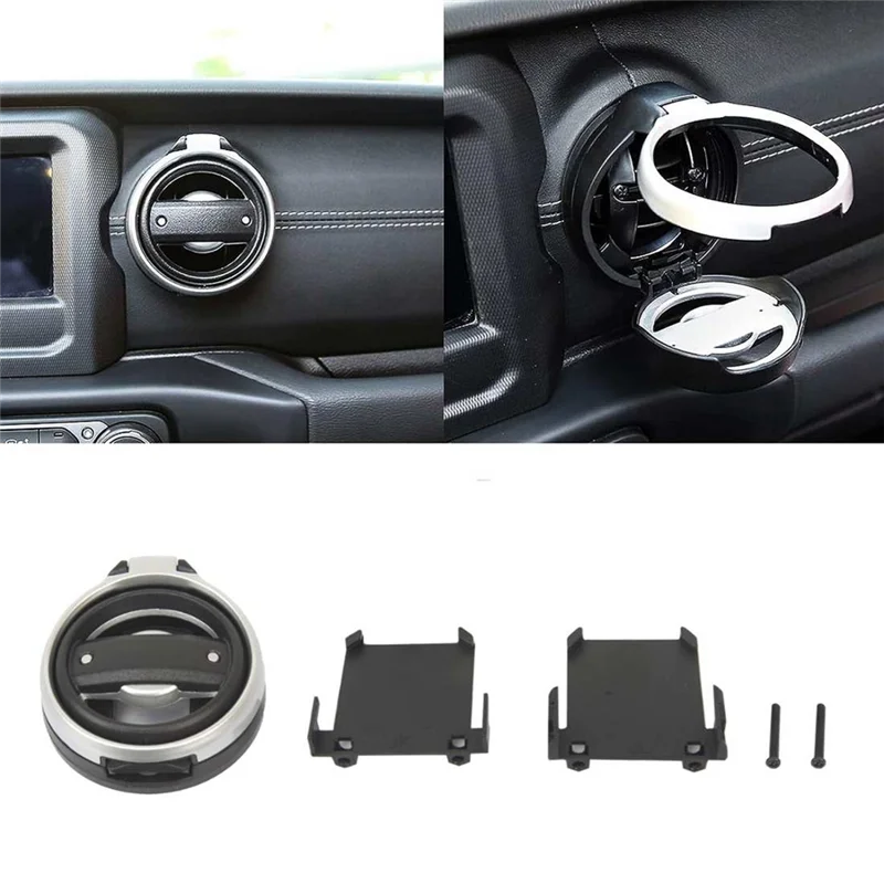 A03E-Per Jeep Wrangler JK 2007-2017 JL JT Gladiator 2018-2023 Presa d'aria Supporto per tazza di sfiato Pieghevole Accessori per montaggio su tazza d'acqua B
