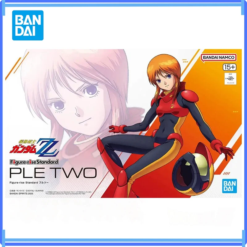 

В наличии Оригинальная сборная модель BANDAI Figure-rise Standard Mobile Suit Gundam ZZ Ple Two, аниме-фигурка, подлинная игрушка