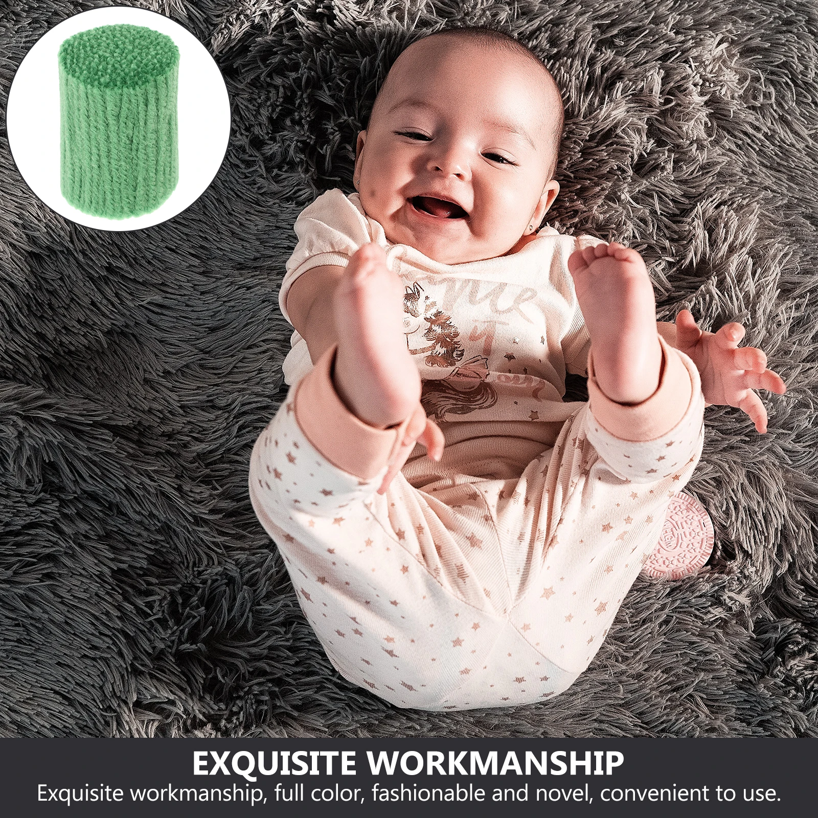 

10pcs 10 Rolls Embroidery Yarn Craft Diy Wool Pre-Cut Rug Crochet Hook Latch Knitting Yarns Weaving Wool Handcraft Crafts