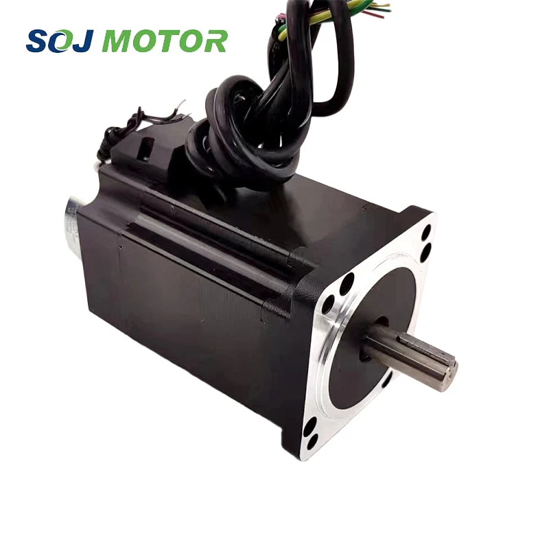 86mm Dc Brushless Motor  200w 300w 400w 600w  14mm Shaft 48V 310V Permanent Magnet Dc Motor 3 Phase 8pole