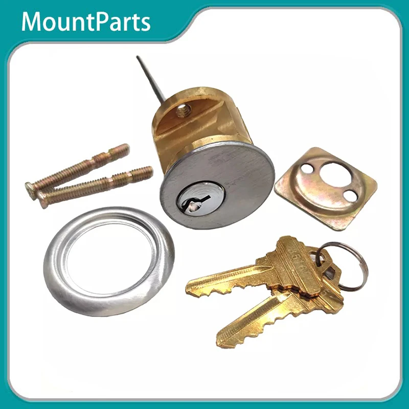 1 Satz Felgenzylinder 1-1/8" verkauftes Messing 5 Pin Schlage Keilnut SC1 mit 2 Schlüsseln