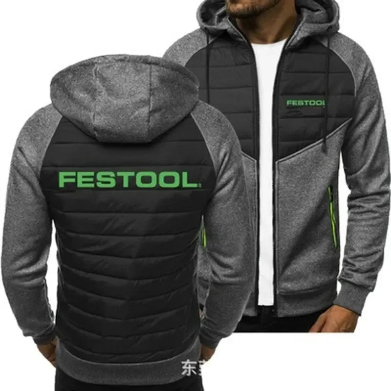 Festool Tools-Sudadera con capucha para hombre, chaqueta informal de manga larga con cremallera, primavera y otoño, novedad de 2023