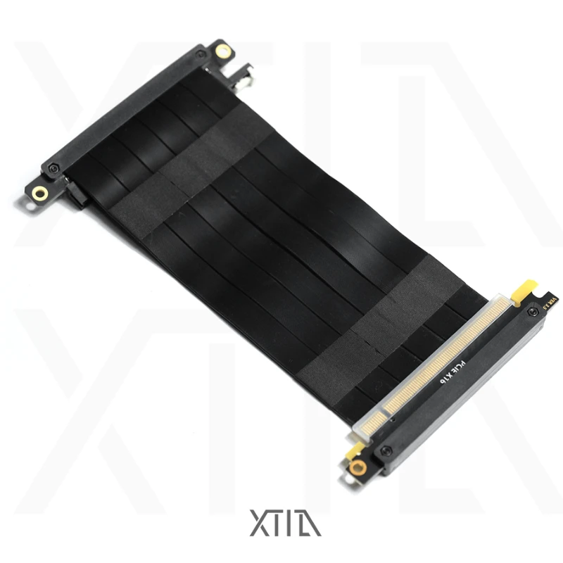 【XTIA 3.0/4.0 graphics card extension cable】【Black and white】 XTIA pcie3.0/ pcie4.0 ITX