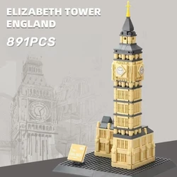 891PCS Bricks World Architecture Model DIY London Tower Building Blocks Model Gift for Kids and Adults Gift
