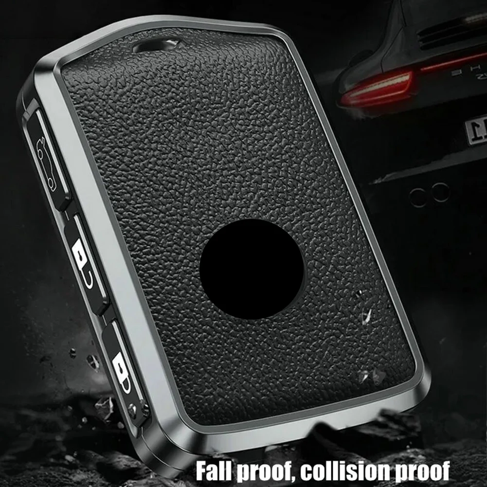 For Volvo XC40 Key Cover Ultra-light Leather For C30 V70 V90 1 Buttons + 3 Buttons Alminium Alloy For Volvo XC90 For Volvo New