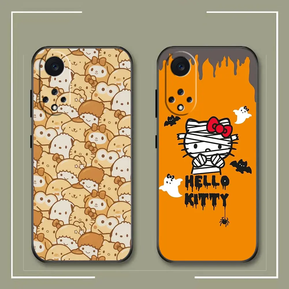 My M-Melody K-Kuromi Hello K-kitty Funda Case For Huawei NOVA Y90 Y70 Y61 10 9 9 Plus 8 8I 7 7I 6 SE 5 5I 4 3 3I 2 2S Case Shell