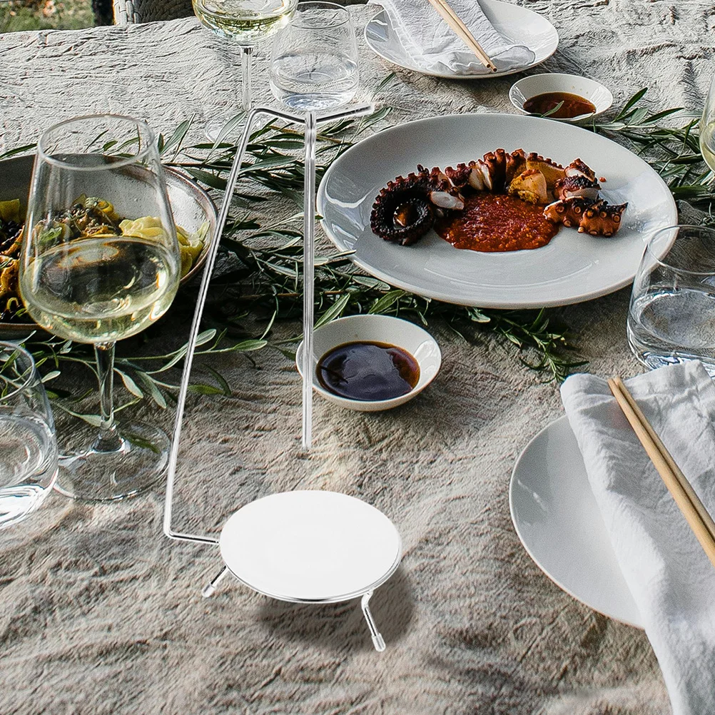 

2 set Stainless Steel Skewer Stand Kebab For Grilling Bbq Hanging Rack Portable Grill Food Rack Outdoor Camping Picnic Kitchen