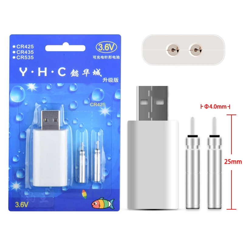 Flotadores de pesca luminosos CR425, herramientas de boya nocturna, aparejos de corcho de agua dulce, ayuda de flotabilidad luminosa para pesca con caña