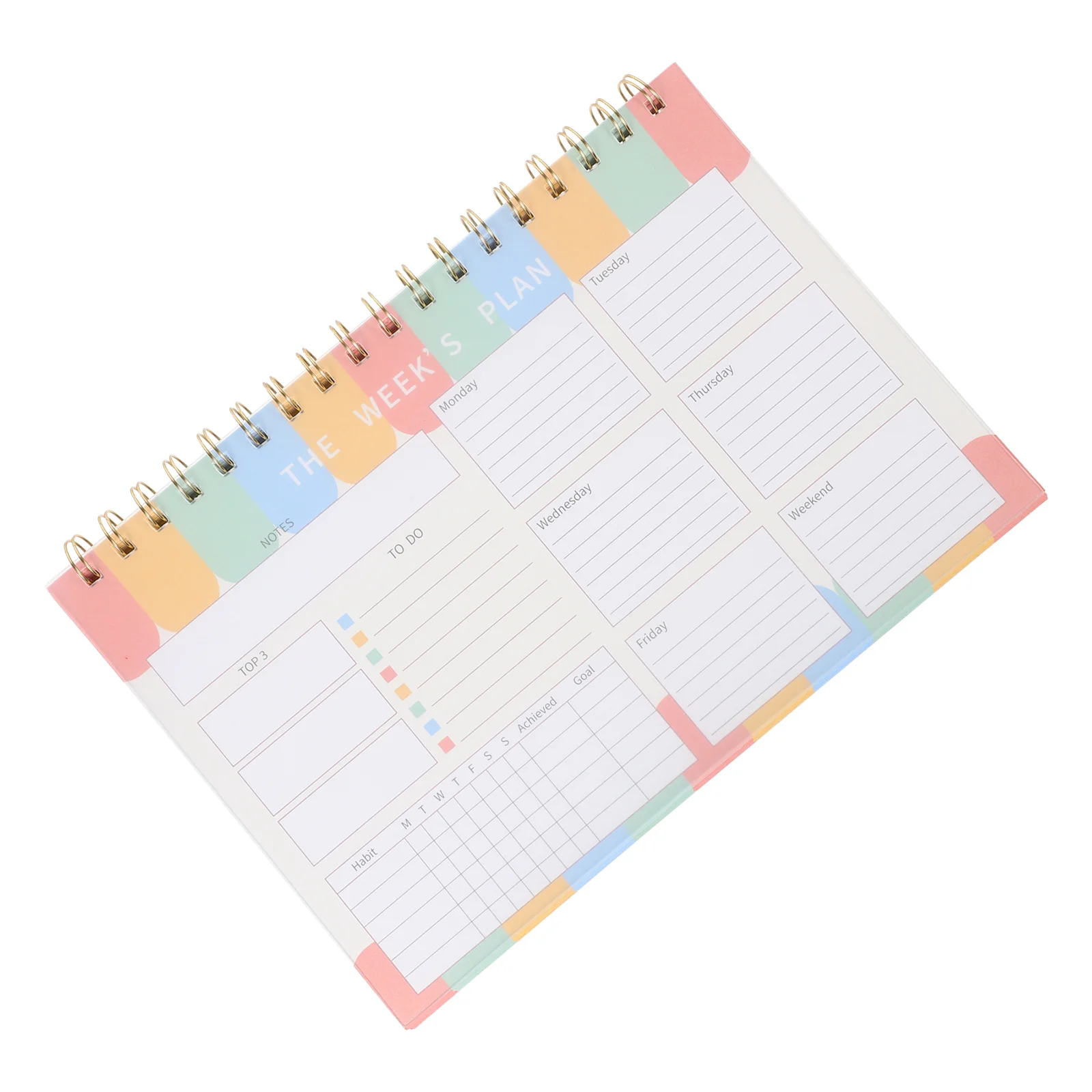Notatnik z odrywanymi kartkami, planer dzienny, lista zadań, harmonogram, notatnik, planer miesięczny 2024, notatniki biurkowe do planowania, notatnik z listą zadań