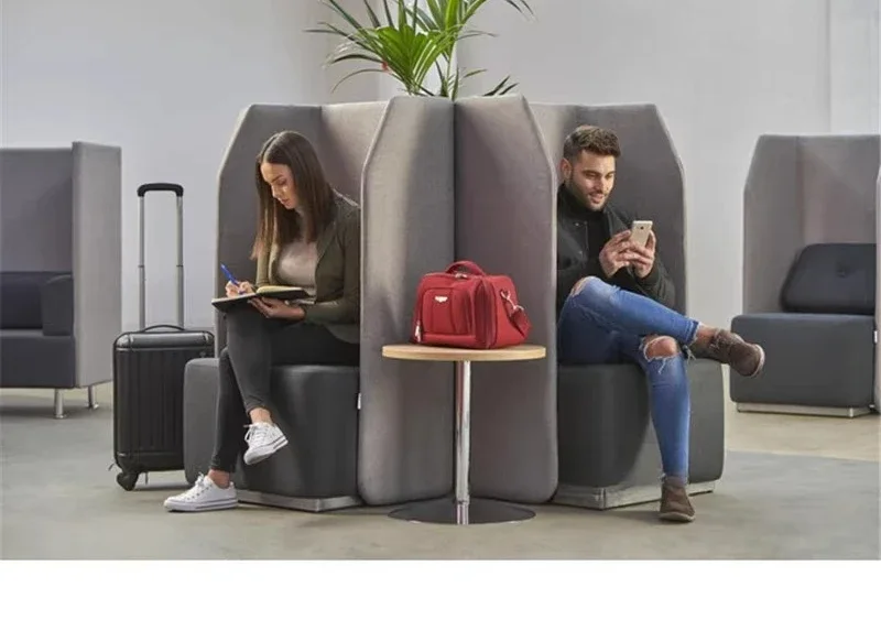 Modern simple lounge area, card seat, leisure business meeting, private negotiation area, sofa