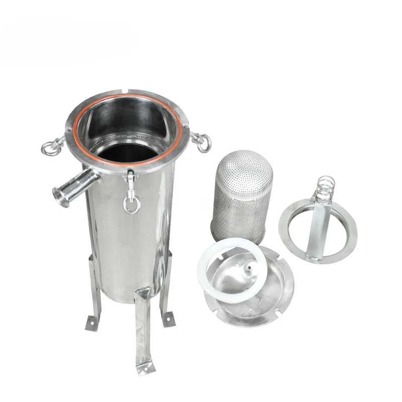 

Beverage Duplex Basket Strainer Milk Yogurt Stainless Steel Multi Bag Filter