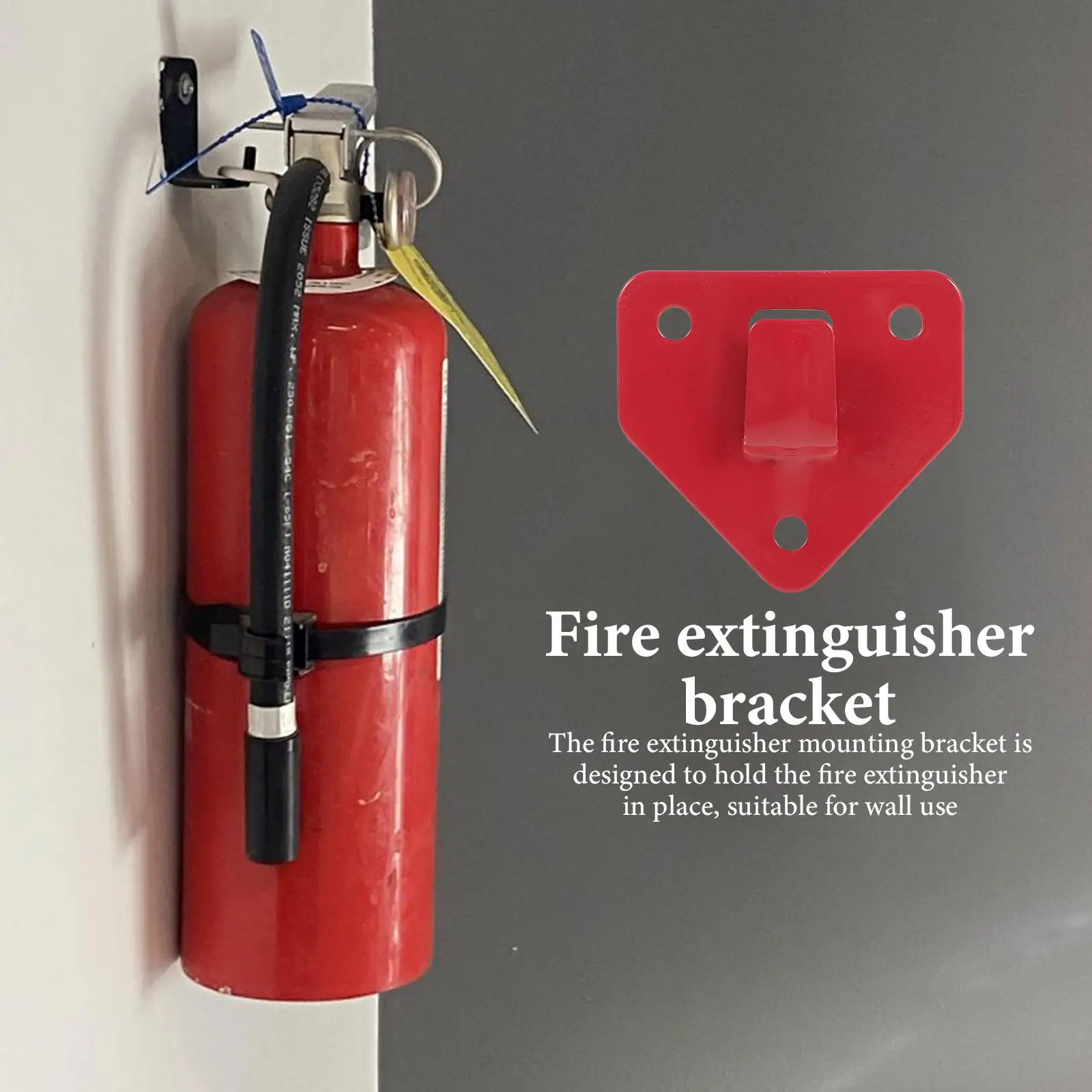16 Pcs Fire Extinguisher Wall Bracket Holder Triangle Hook Mounting Support Hardware Brackets For Home Office Garage Use - view 6