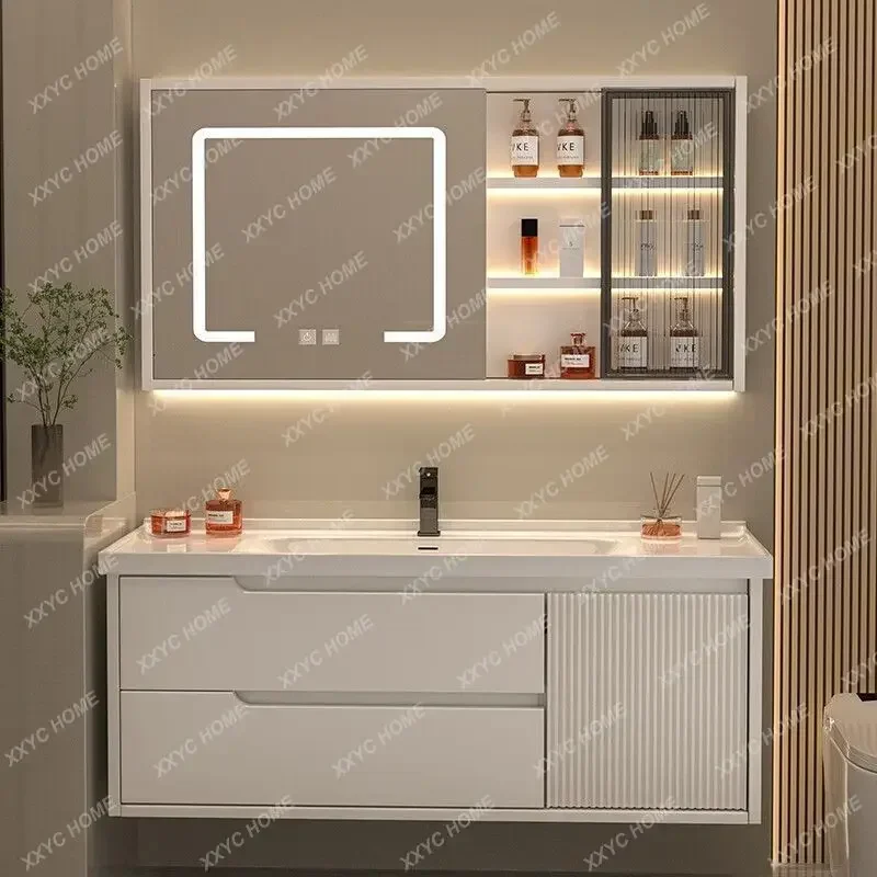 

Ceramic Whole Washbin Bathroom Washbasin Cabinet Combination Bathroom Table Wash Basin