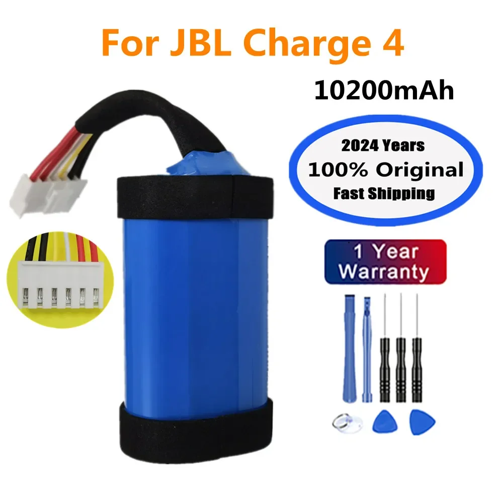 

2024 год 100% Оригинальный аккумулятор для JBL Charge 4 10200 мАч Bluetooth беспроводной динамик аккумулятор быстрая доставка