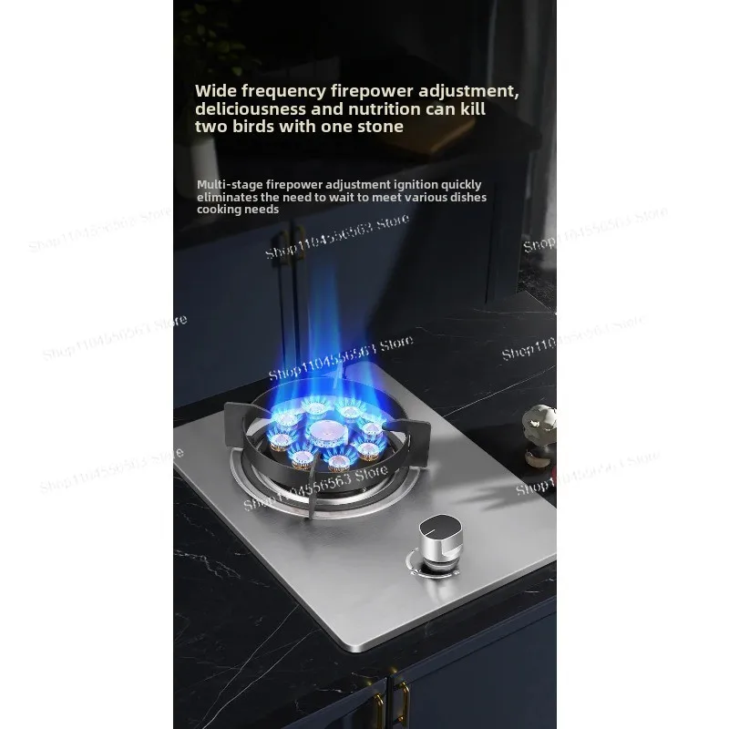Single Stove Household Liquefied Gas Stove Desktop Embedded Natural Gas Flameout Protection Energy-saving Fire  Cooktop