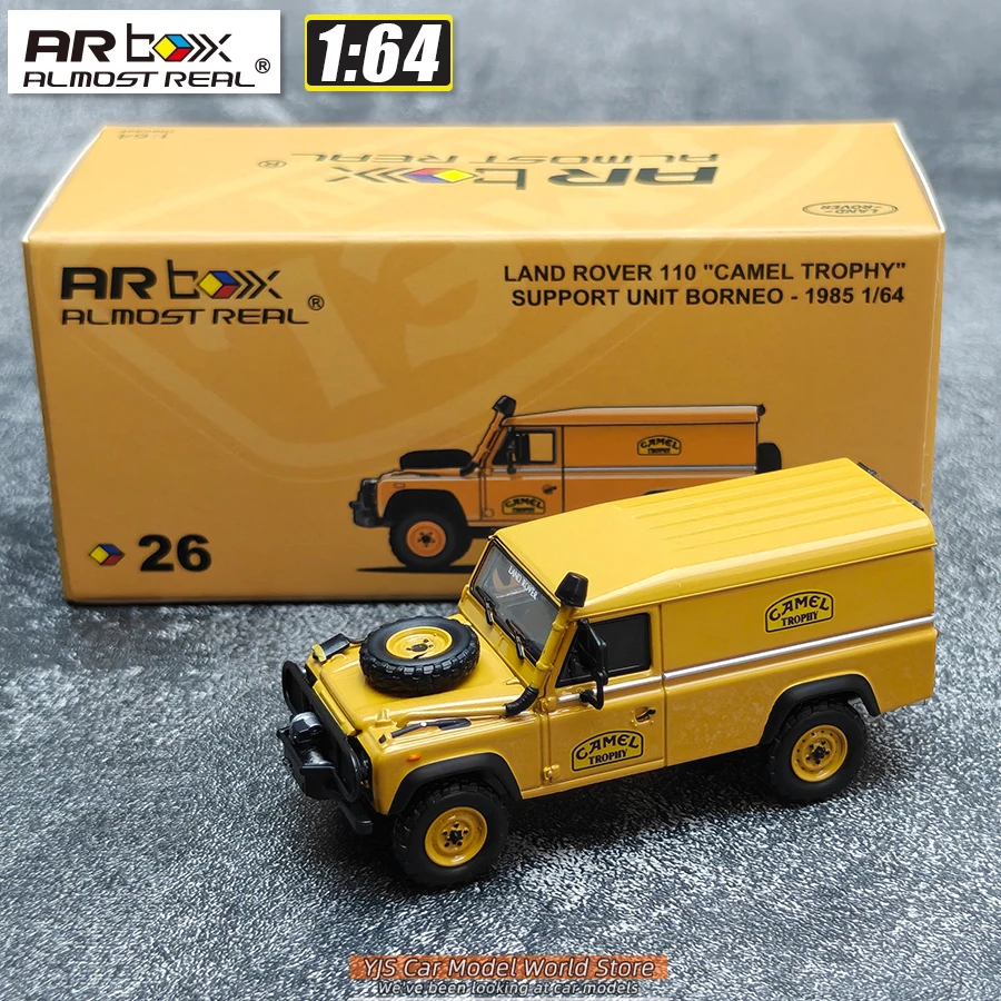 HEC AR BOX 1/64 G63 Land Rover 110 90 Camel Cup Support Vehicle Porsche 930 Defender 90 Diecast Model Car Model Stcollection
