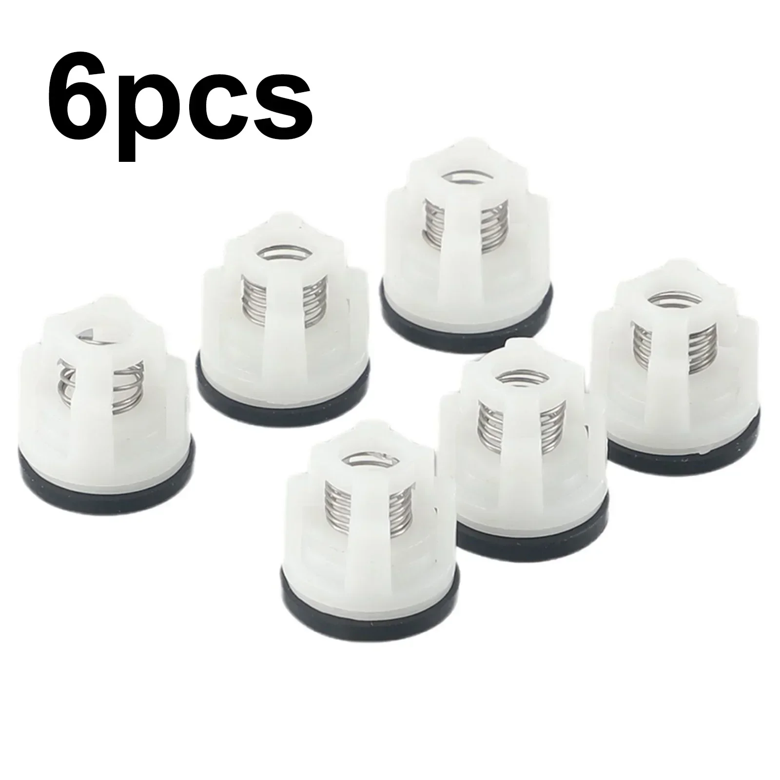 6Pcs/Set High Pressure Washer Check Valve Kit For 280/380/360 Pump Head Car Washing Machine Inlet High Pressure Washer
