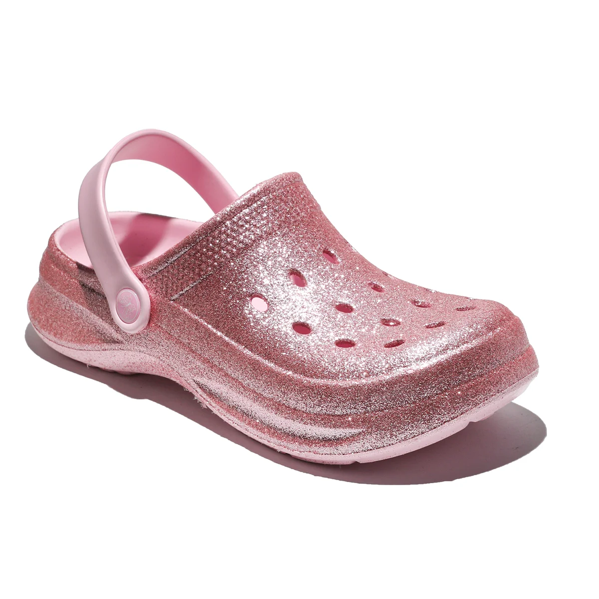 Glitzer-Clogs, Leichte EVA-Gartenschuhe, Wasserdichte Rutschfeste Sandalen, Bequeme Slip-On Schuhe für Drinnen und Draußen 816