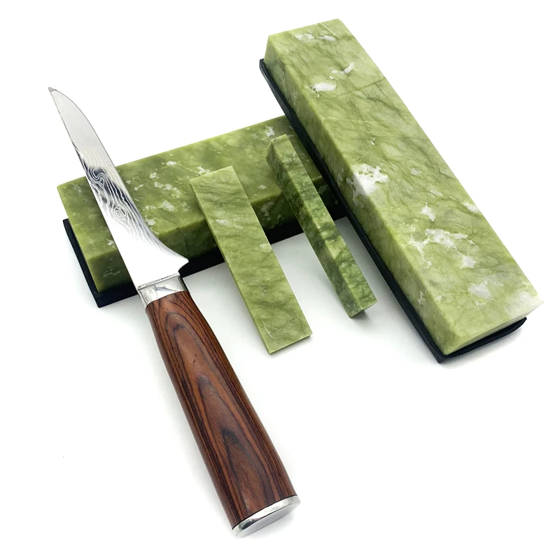 5000 8000 10000# Natural Green Agate Sharpening Stone Fine Grinding Polishing Shaved bar Whetstone Honing Tool Sharpener Polish