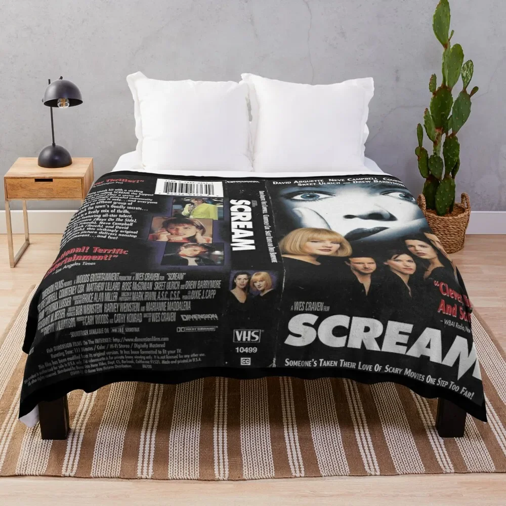 

HORROR VHS ART WORK COVER Throw Blanket Flannel For Baby For Decorative Sofa Large Blankets