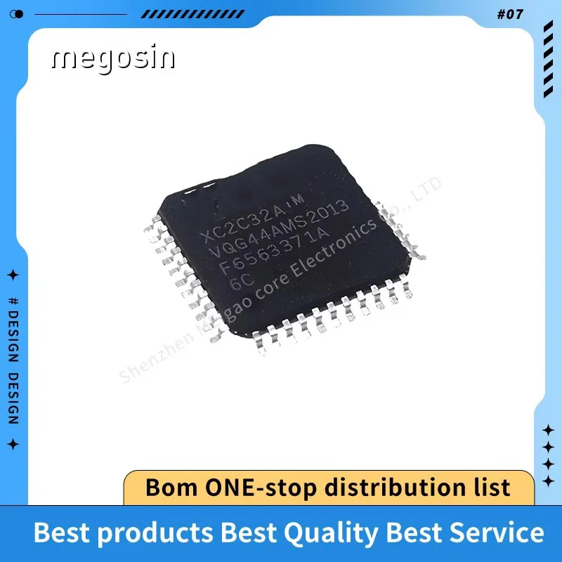1pcs/lot XC2C32A-VQG44 XC2C32A-VQ44 XC2C32A QFP44 Programmable logic device chip