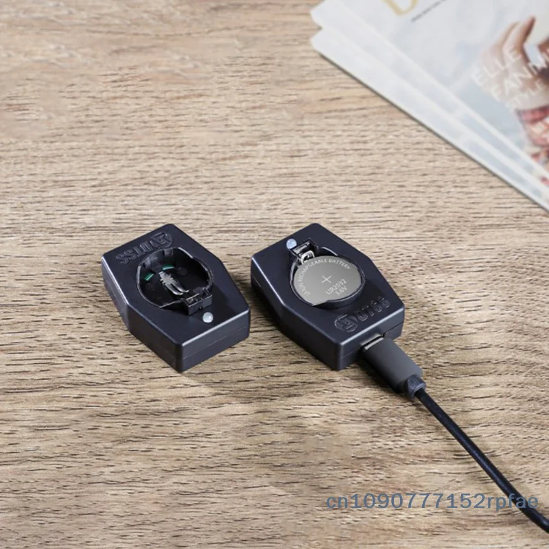 {NN72} Button Battery Charger Door Open Reminder Charger Mini Button Battery TYPE-C Joint Mini Smart USB Charger