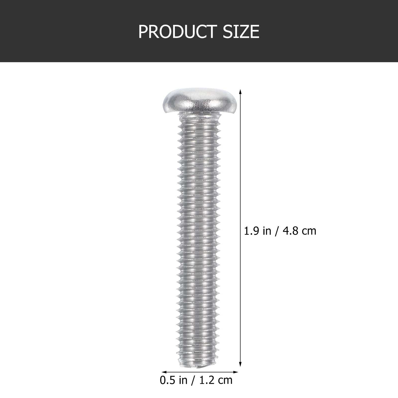

10 Pcs Stainless Steel Screws Socket Metal Wall Plate Mounting Monitor Pan Head