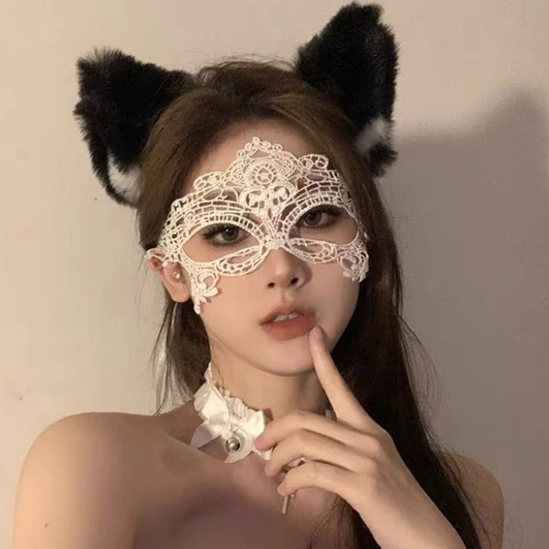 〔CC〕|Sexy Lace Eye Mask Women Masquerade Halloween Party Cosplay Eye Patch Boudoir Photo Prop