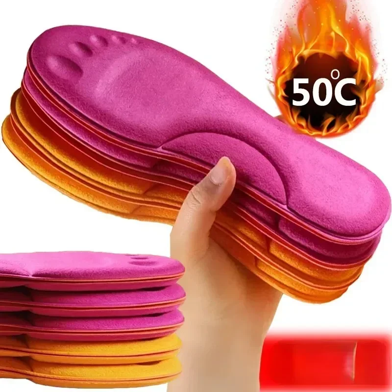 Solette autoriscaldate massaggio ai piedi soletta termica addensata imbottiture per scarpe in Memory Foam inverno caldo uomo donna scarpe sportive accessori per Pad