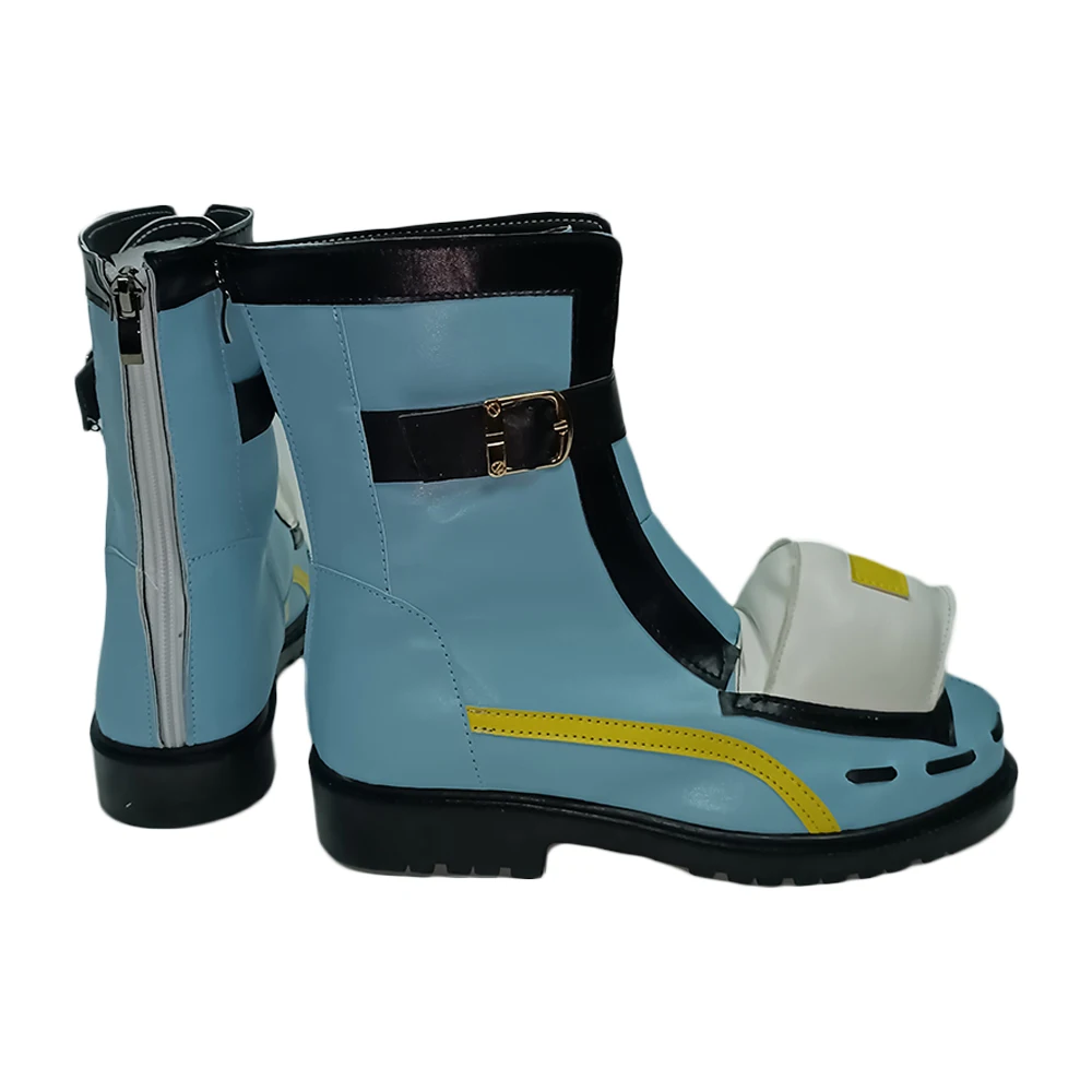 Guilty Gear Strive Bridget Cosplay Sapatos Halloween Carnaval Festa Personalizar Botas de Couro PU