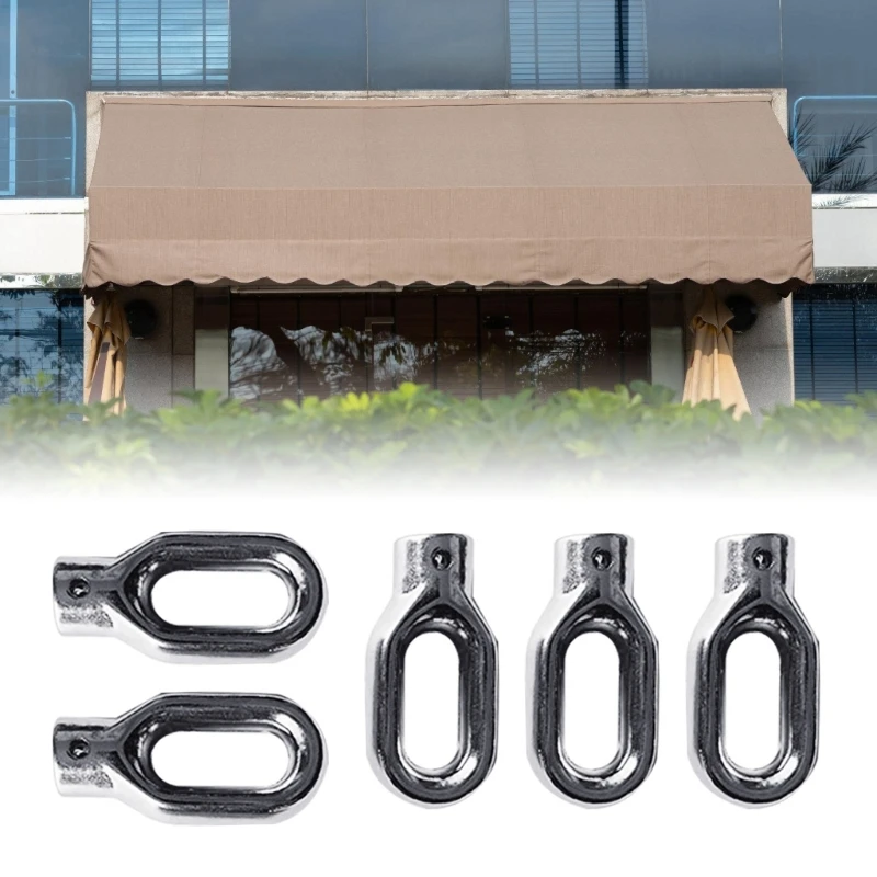 5Pcs Gear Box Swing Hook Outdoor Telescopic Awning Tent Accessories Parking Shed Outdoor Garden Shading Tool DropShipping