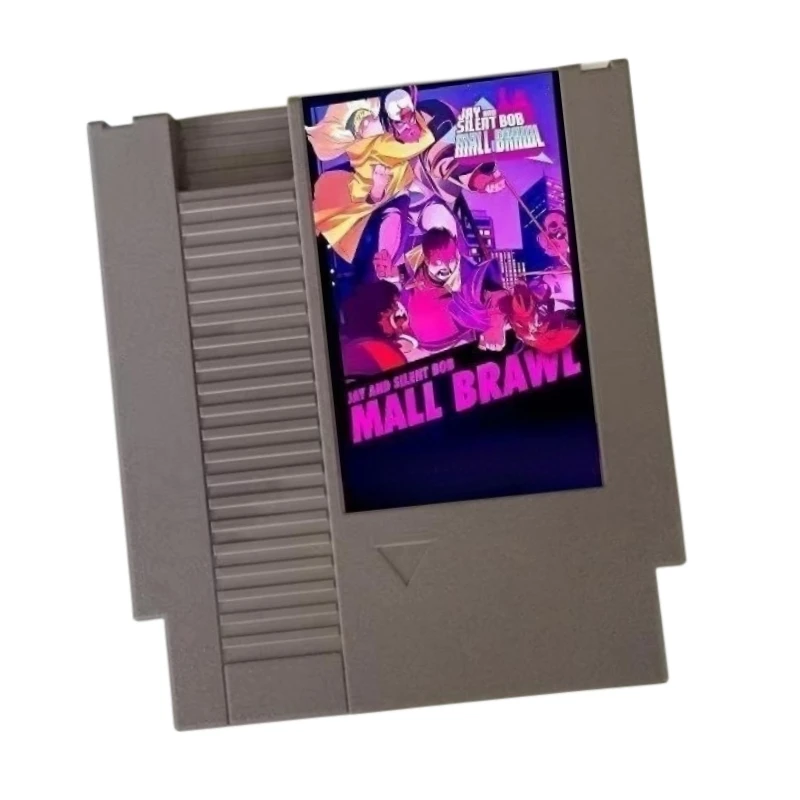 Jay and Silent Bob Mall Brawl 8Bit Retro Game Cartridge for FC Console 60Pins / NES Console 72Pins Video Game Card