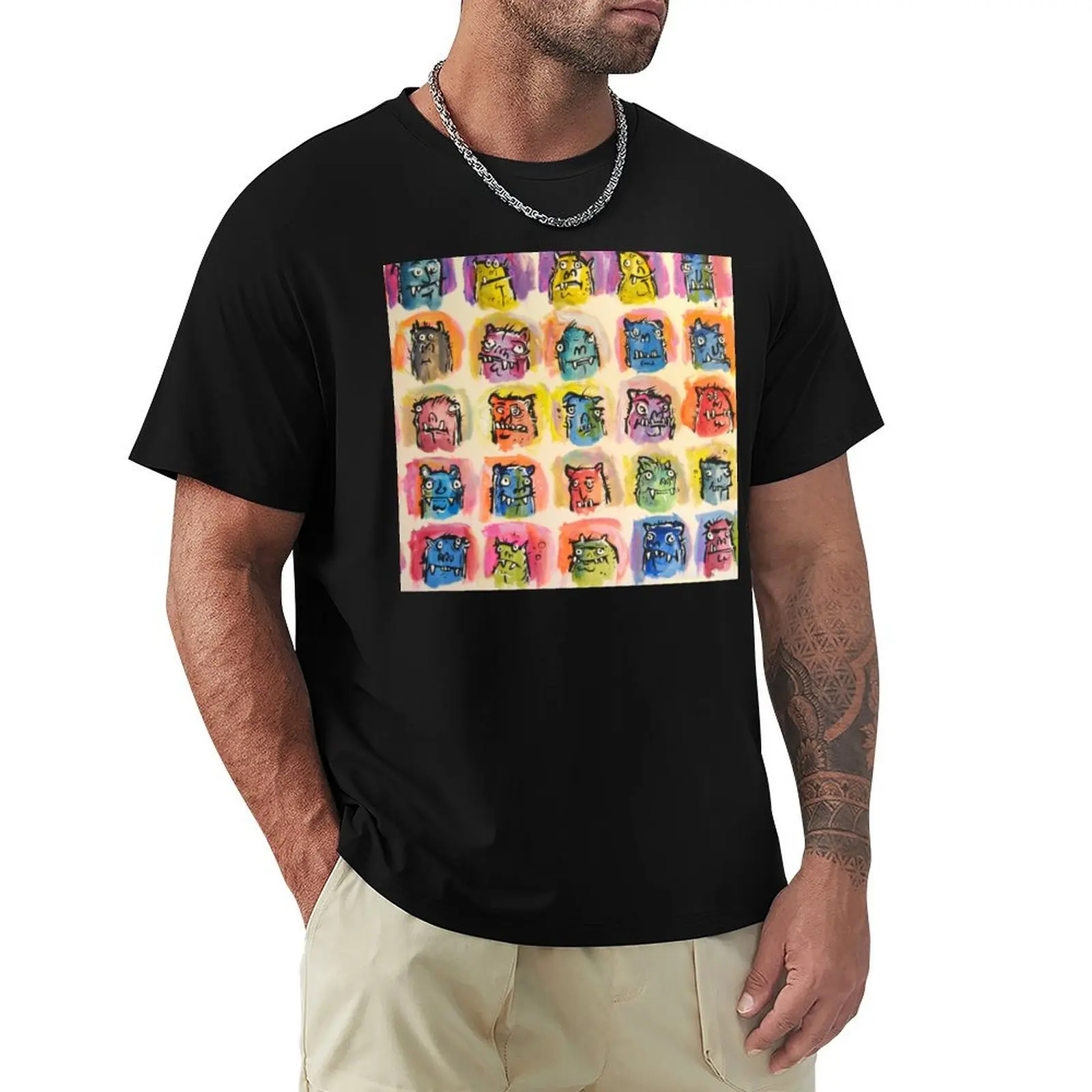 

MONSTERS! T-Shirt football t shirt topping plus size tops anime clothes slim fit t shirts for men
