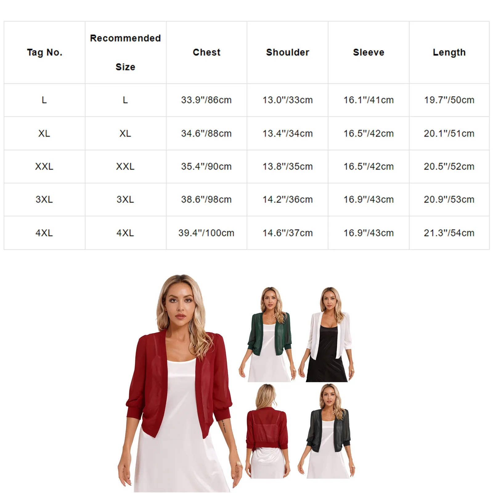 TiaoBug-cárdigan de gasa con frente abierto para mujer, chaqueta de manga corta con encaje Floral transparente, abrigo de fiesta de boda, Bolero