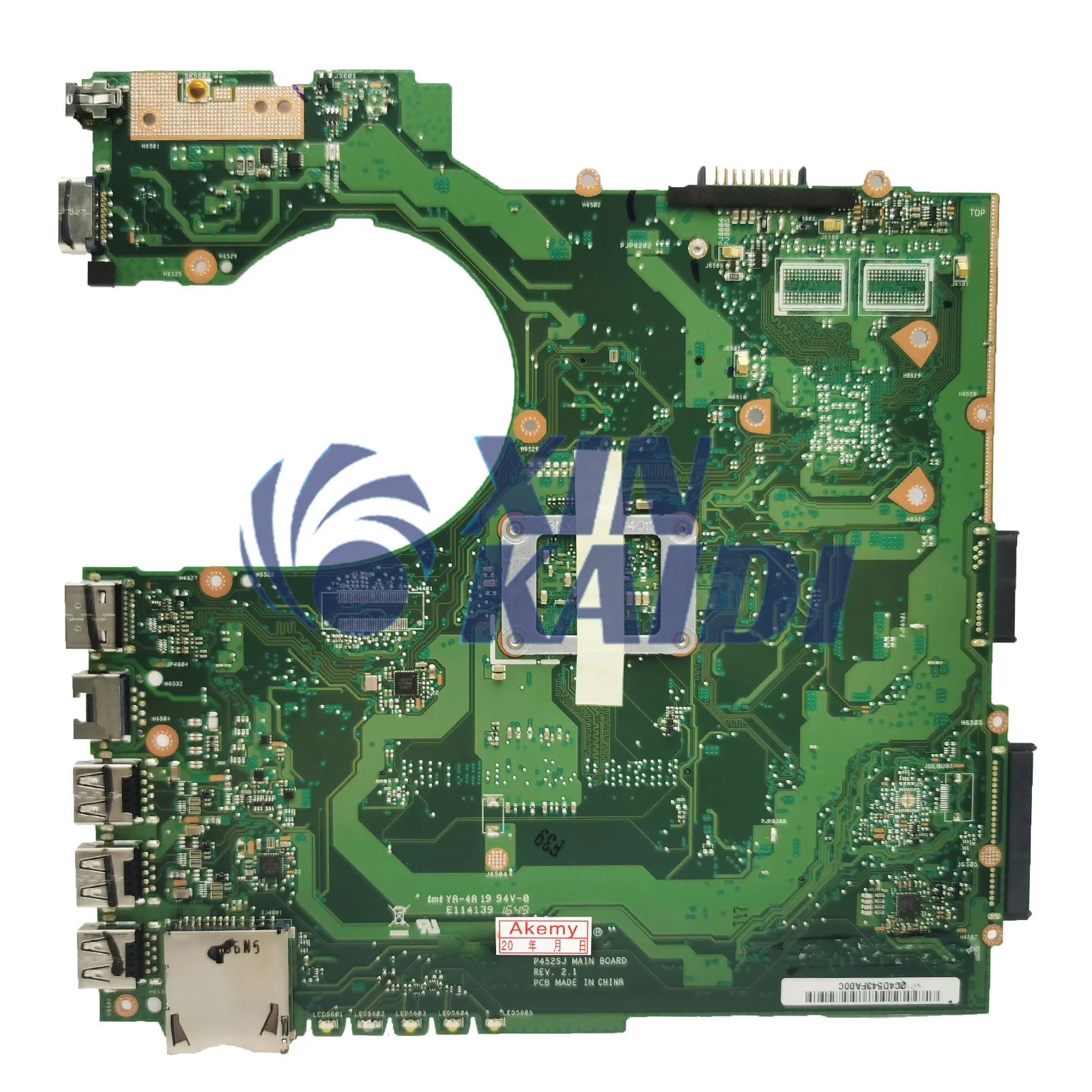 Laptop Motherboard For ASUS P2420SJ P452SA PE452SA PX452SA PX452SJ Computer Mainboard CPU N3050 N3700 DDR3L UMA 100% Working