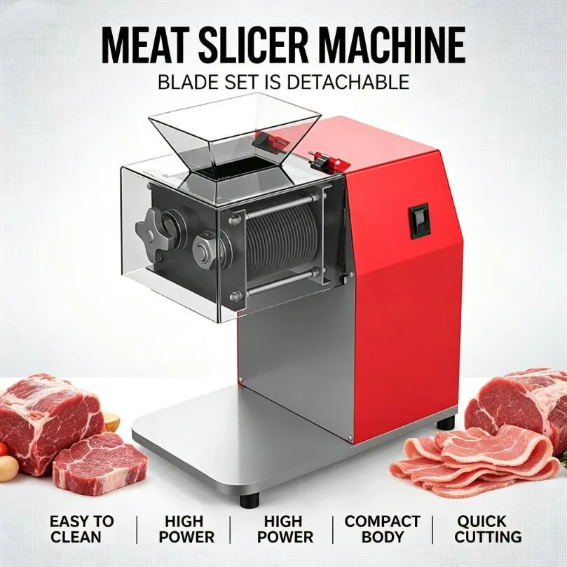 Automatic Commercial Meat Slicer For Slicing Shredding And Diced Meat Cutting Machine