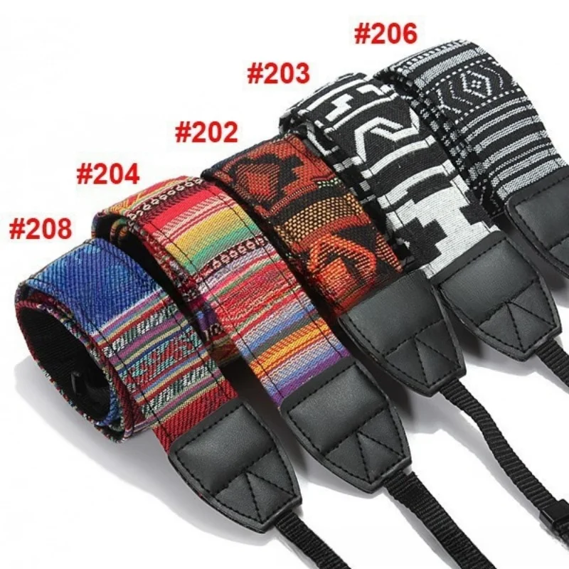 1pc Camera Strap Belt Adjustable Vintage Camera Strap Shoulder Neck Belt For Sony Nikon SLR DSLR Camera Universal Accessories