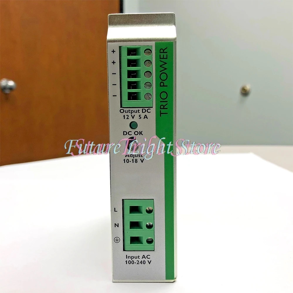 

Блок питания TRIO POWER для установки на DIN-рейку TRIO-PS/1AC/12DC/5-2866475, быстрая доставка, 2866475, импульсный источник питания