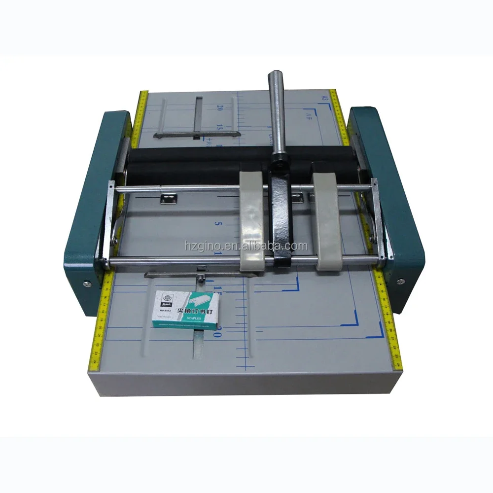 ZY-1 Factory Price manual A3 Paper Folding and Stapling Machine Booklet Maker for office equipment