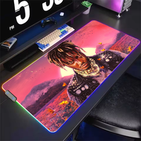 Rapper J-Juice WRLD Fighting LED Light RGB Luminous Keyboard Desk-Mat Color Waterproof Office Mouse Computer Anti-slip Rubber