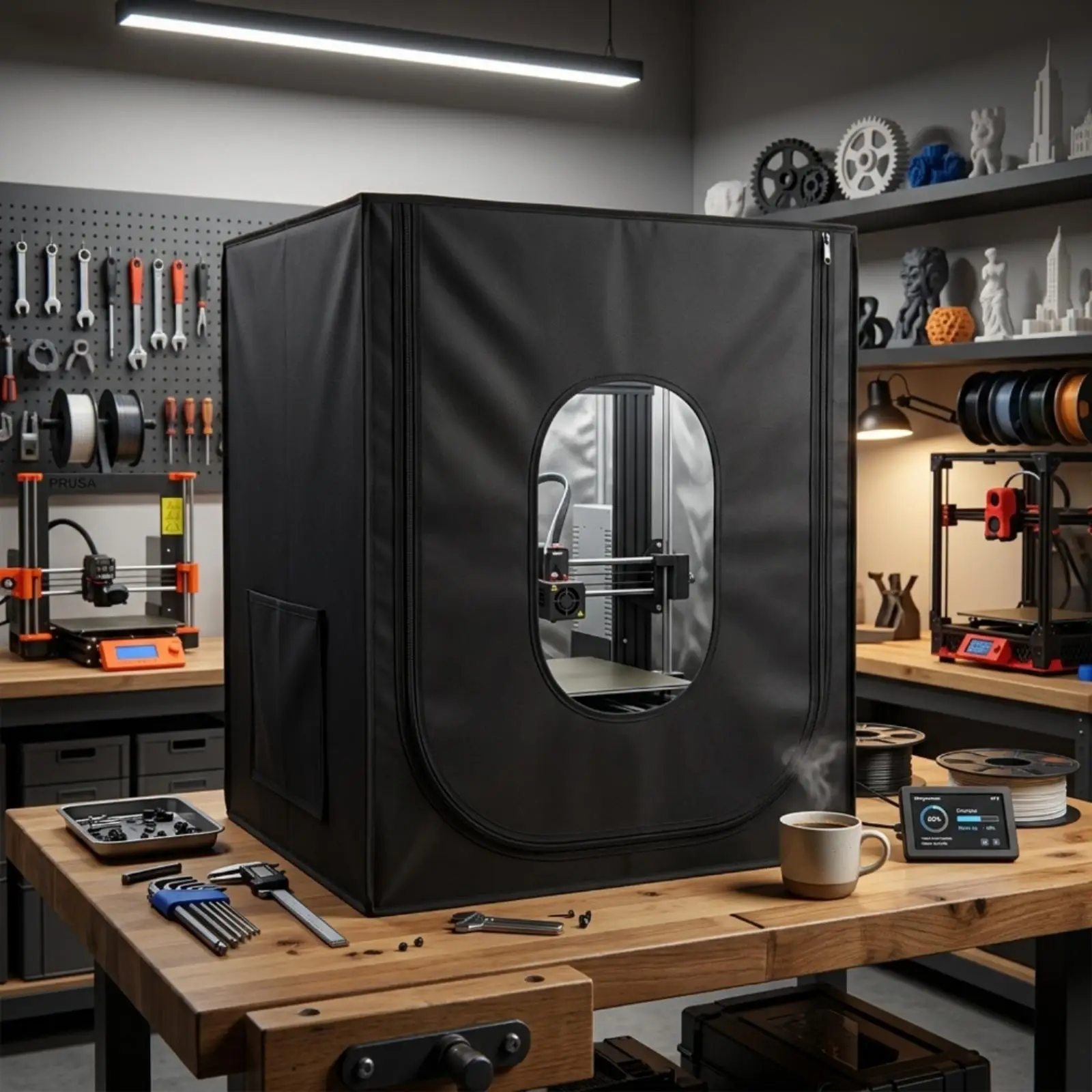 3D Printer Enclosure Long-Lasting 3D Printer Cover with Window Easy to Install view 2