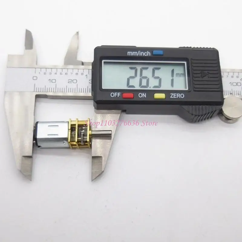 ROBOT R6FD 12V 100 RPM Motor engranaje Velocidad lenta para componentes automatización