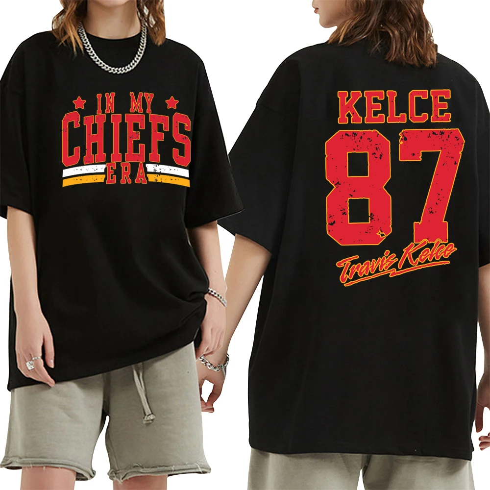 90s Vintage in My KC Chief Era Football Fan Gifts Tops in My Chiefs Era shirt Graphic T Shirts Unisex