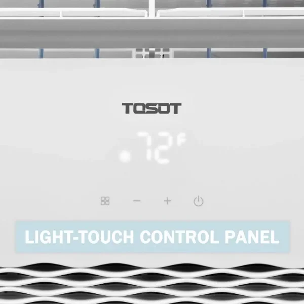 TOSOT-aire acondicionado de ventana 10.000 BTU, Energy Star, diseño moderno, con sensor remoto de temperatura, para dormitorio