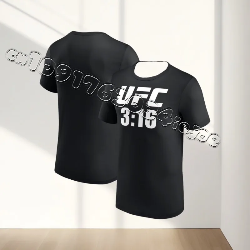 

UFC Men's Ripple Junction Black "Stone Cold" Steve Austin 3:16 Skull T-Shirt Summer Short Sleeve Shirts Children Clothes Tops